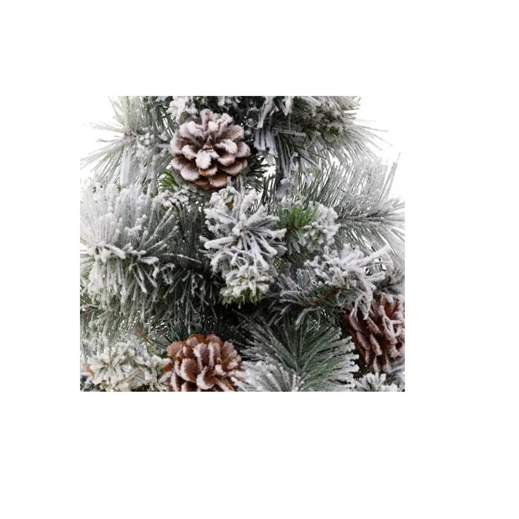 Voir la diapositive 2 : Eden Sapin de noel enneigé décoratif minesota