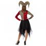 Voir la diapositive 3 : ATOSA Déguisement d'Arlequin Rouge - Femme - Taille XS/S - XS/S
