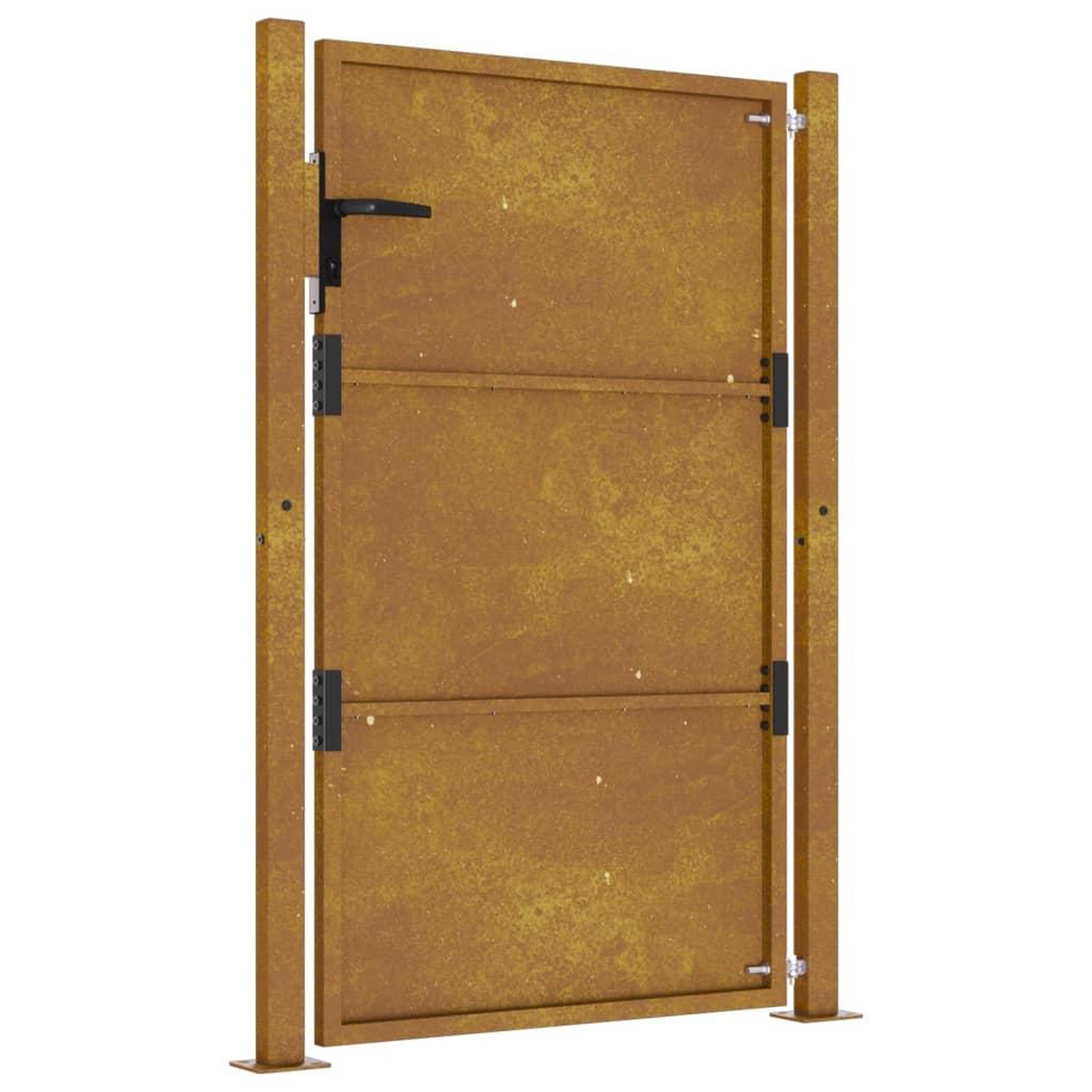 Voir la diapositive 5 : VIDAXL Portail de jardin 105x130 cm acier corten