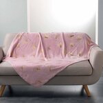 Paris Prix Plaid Imprimé  Bloomy  125x150cm Rose