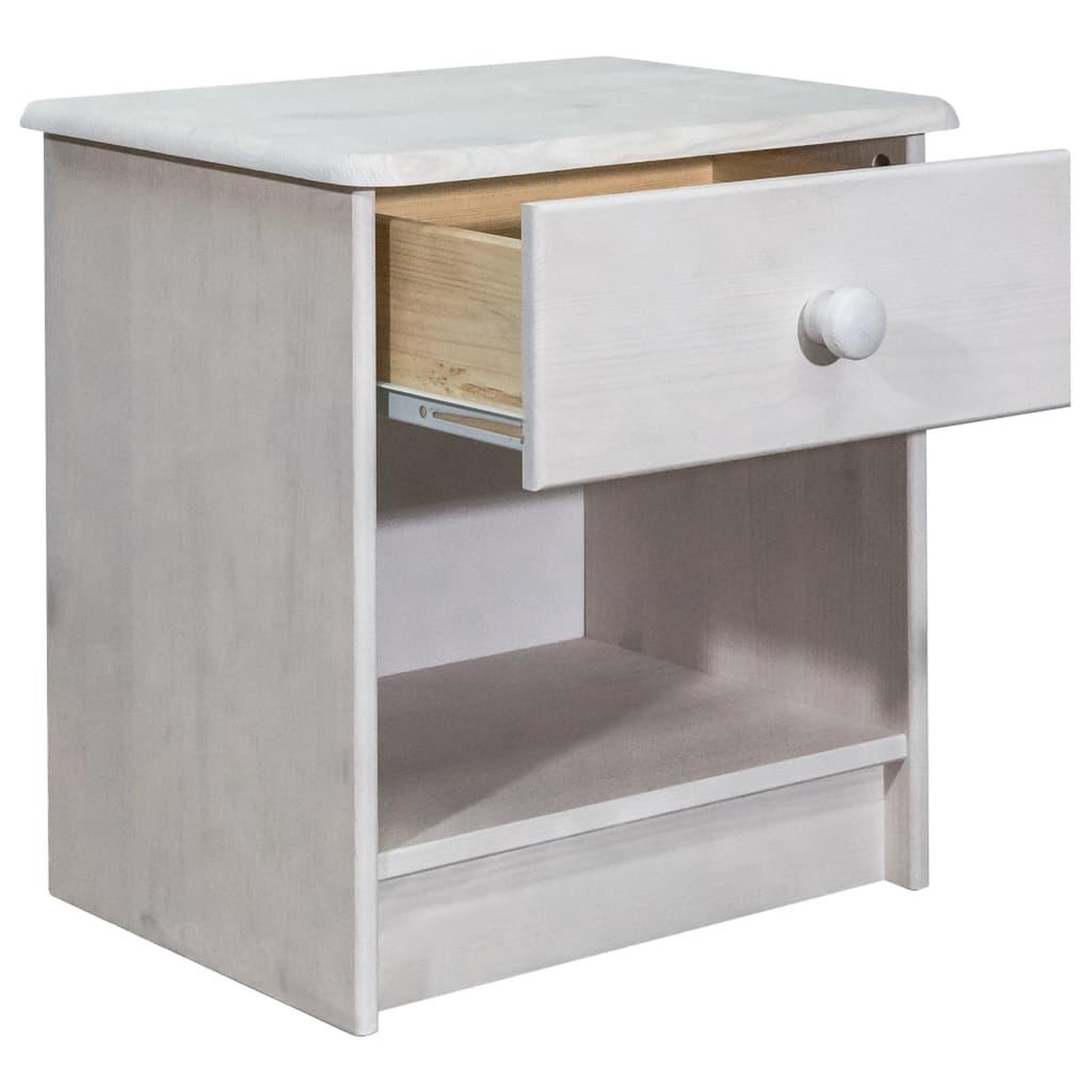 Voir la diapositive 3 : VIDAXL Table de chevet 41x30x42 cm Bois de pin solide