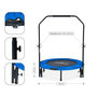 Voir la diapositive 2 : JUMP4FUN Mini Trampoline Fitness Jump4fun Pliable Double-Bar - Ø92cm
