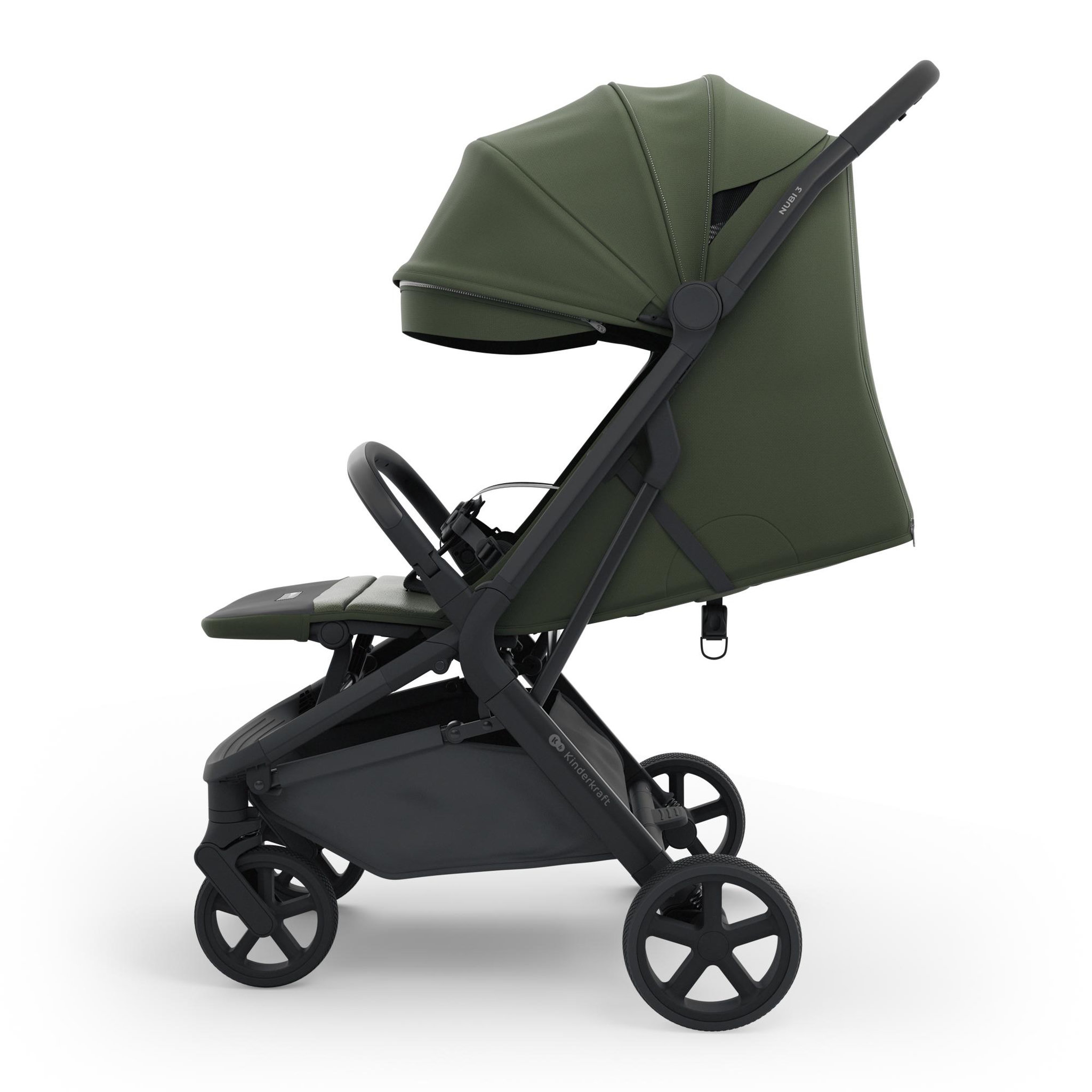 Voir la diapositive 5 : KINDERKRAFT Poussette compacte autofolding avec suspension