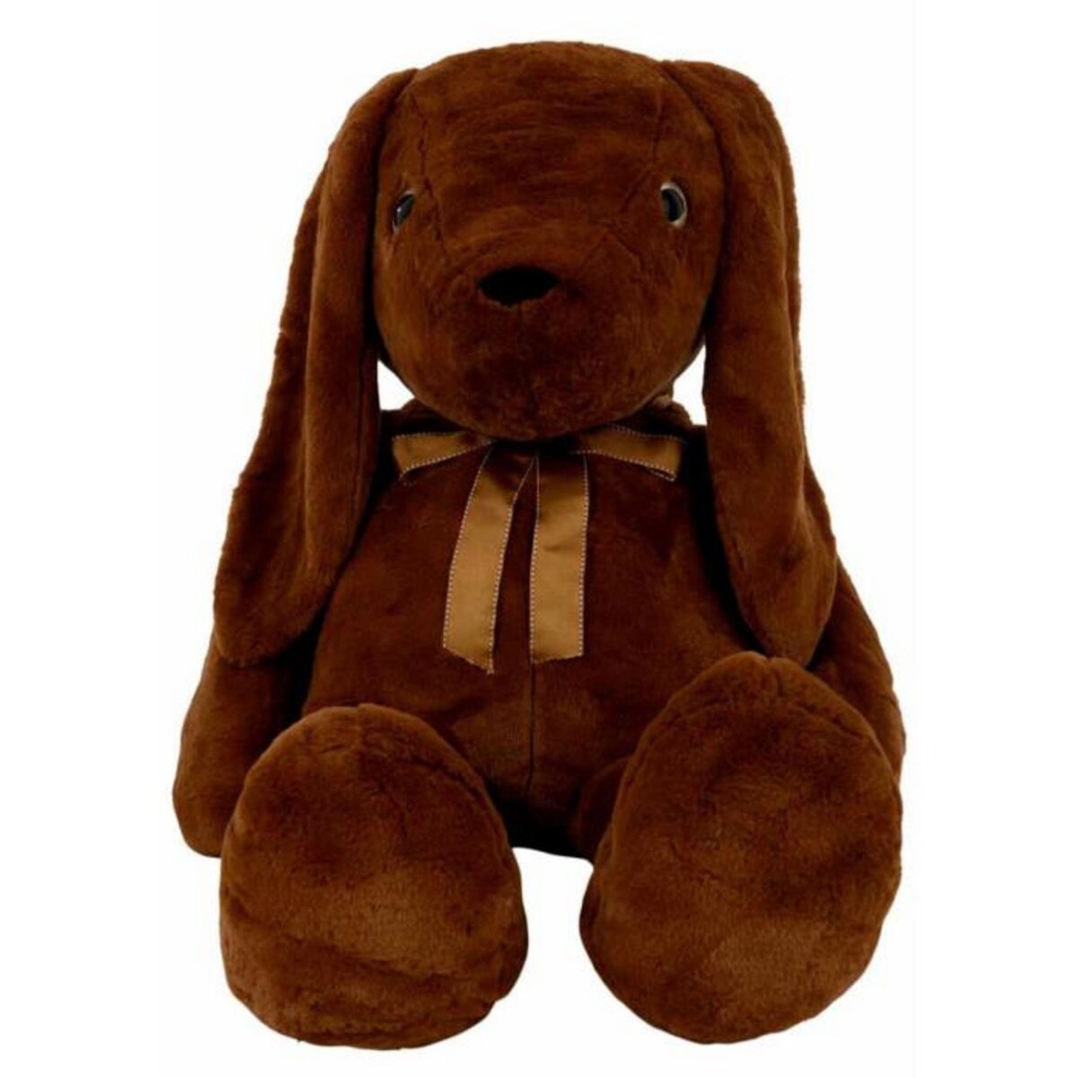 Paris Prix Peluche Enfant  Lapin Nœud  70cm Marron