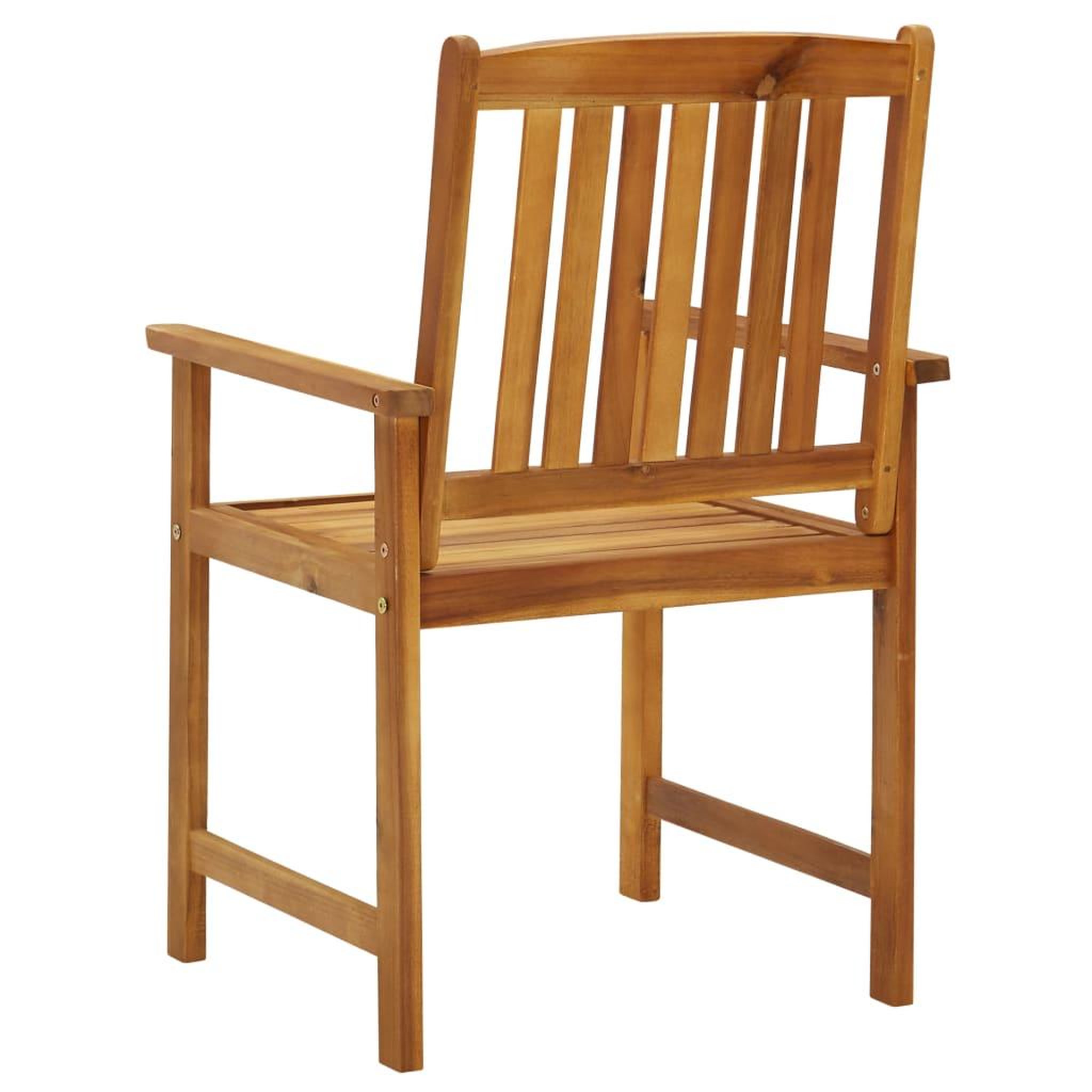Voir la diapositive 4 : VIDAXL Chaises de jardin lot de 4 Bois d'acacia solide