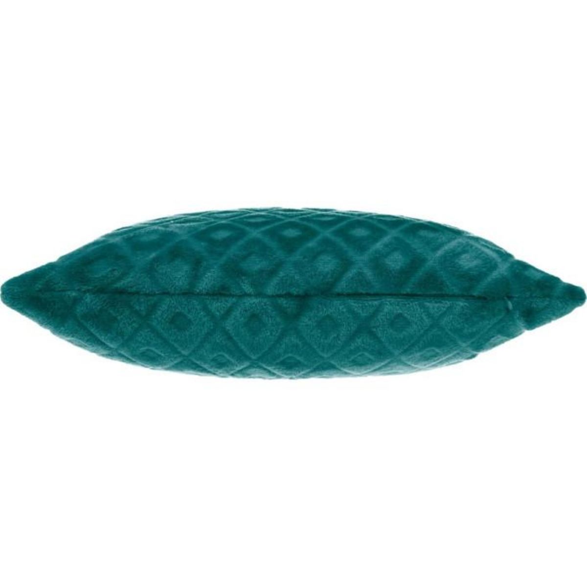 ATMOSPHERA Coussin Déhoussable  Losange 3D  40x40cm Bleu Canard