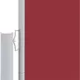 VIDAXL Auvent lateral retractable Rouge 180x1200 cm