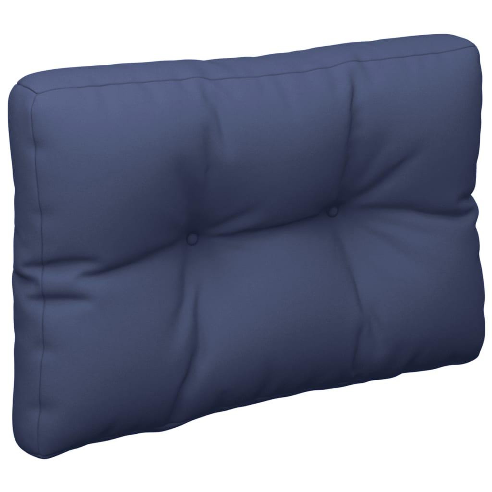 Voir la diapositive 4 : VIDAXL Ensemble de coussins en palette bleu marine 60x40x12 cm tissu