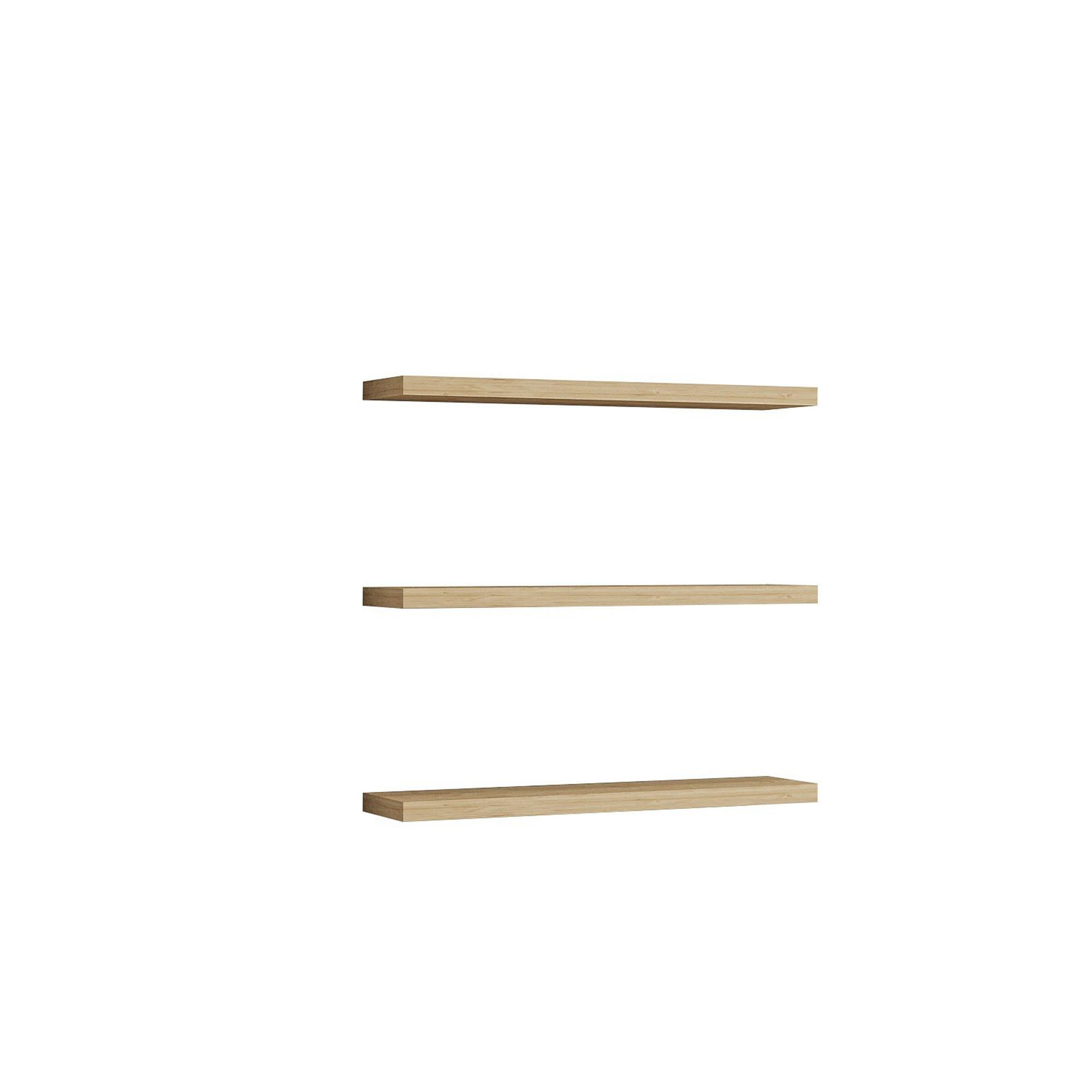 Voir la diapositive 4 : Habitat et Jardin Étagère murale en bois  boss  - 60 x 1 x 14 cm - saphir