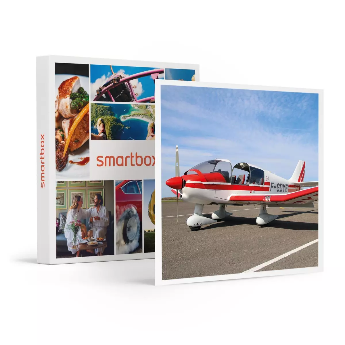 Smartbox Vol avec pilote privé au-dessus de la Côte d'Opale - Coffret Cadeau Sport & Aventure