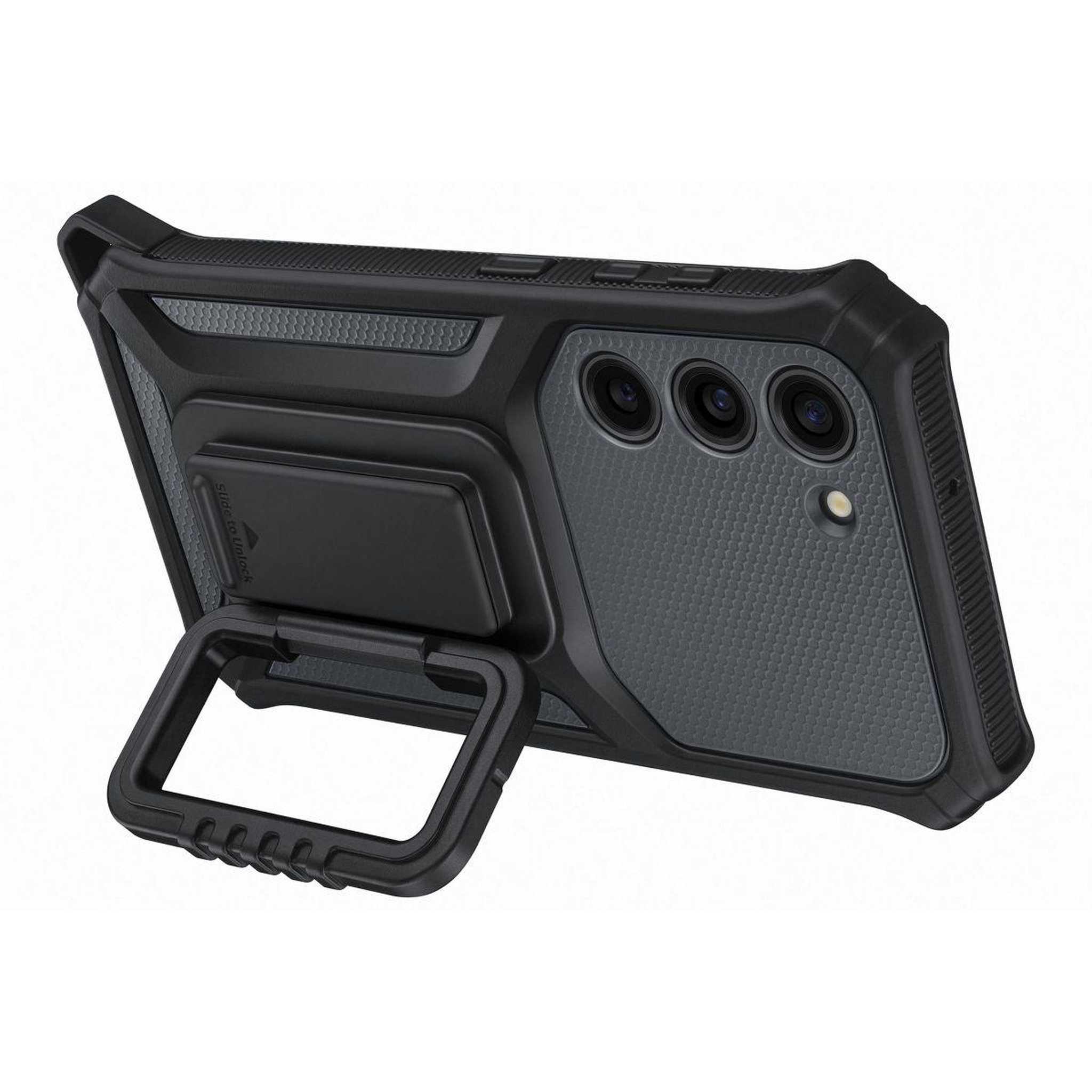 Voir la diapositive 3 : Samsung Coque s23  renforcee support amovible gri