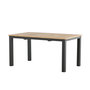 Voir la diapositive 4 : Paris Prix Table de Jardin Extensible  Panama  152-210cm Naturel & Noir
