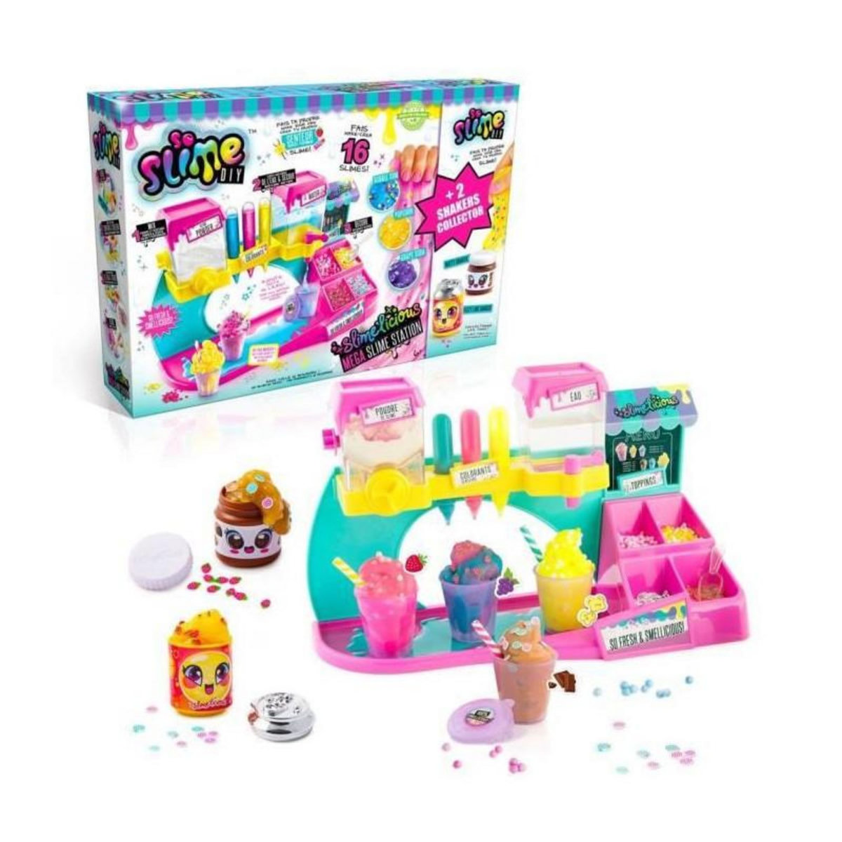 Canal Toys CANAL TOYS - So DIY So Slime Slimelicious Factory Mega - Fabrique cree et decore tes slimes gourmandes - SSC055 - 6ans et +