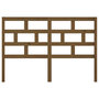 Voir la diapositive 4 : VIDAXL Tete de lit Marron miel 141x4x100 cm Bois massif de pin