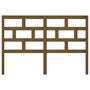Voir la diapositive 4 : VIDAXL Tete de lit Marron miel 141x4x100 cm Bois massif de pin