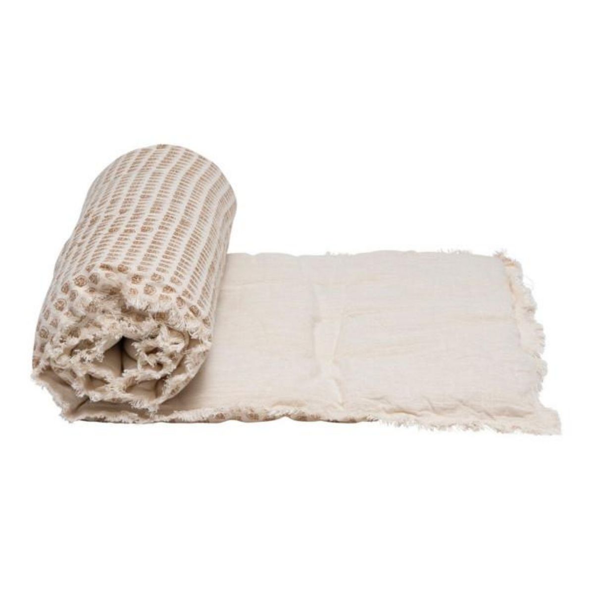 Paris Prix Coussin de Sol Imprimé  Indie  60x180cm Beige