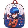 Voir la diapositive 1 : Sac maternelle 3D bleu et rouge MIRACULOUS