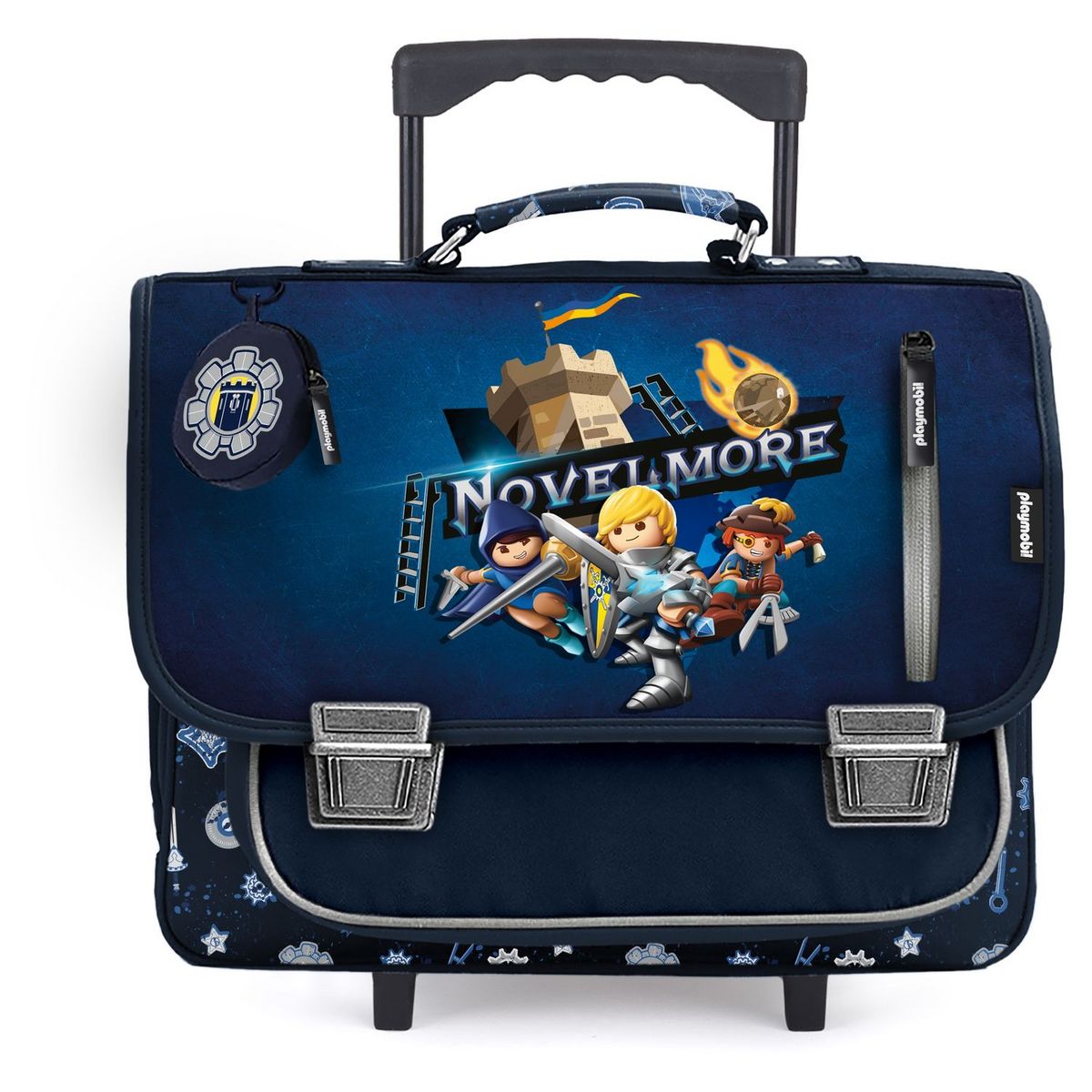PLAYMOBIL Cartable à roulettes marine NOVELMORE
