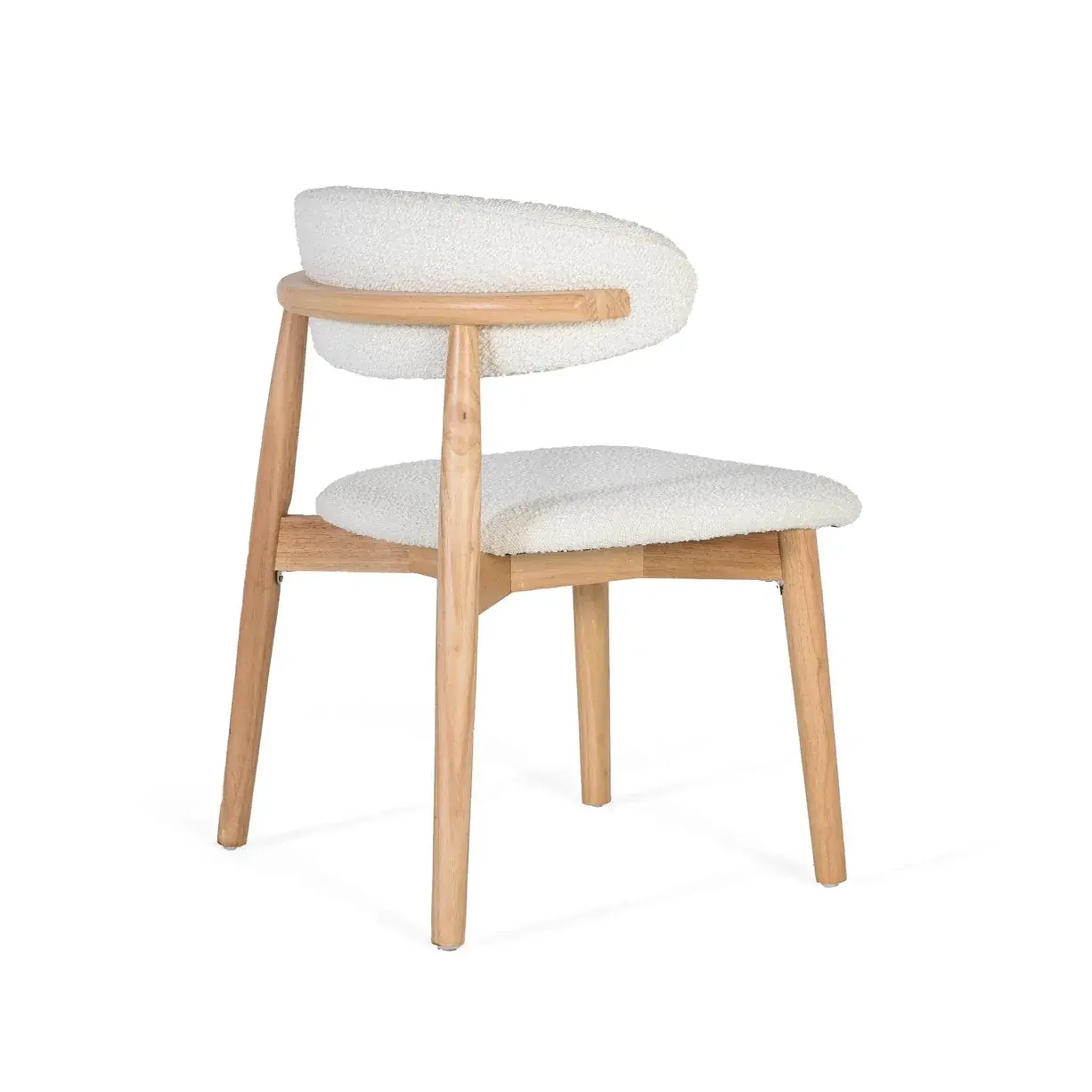 Voir la diapositive 4 : GINER Y COLOMER SL Lot de 2 chaises de bois d'hévéa 56 cm style contemporáno