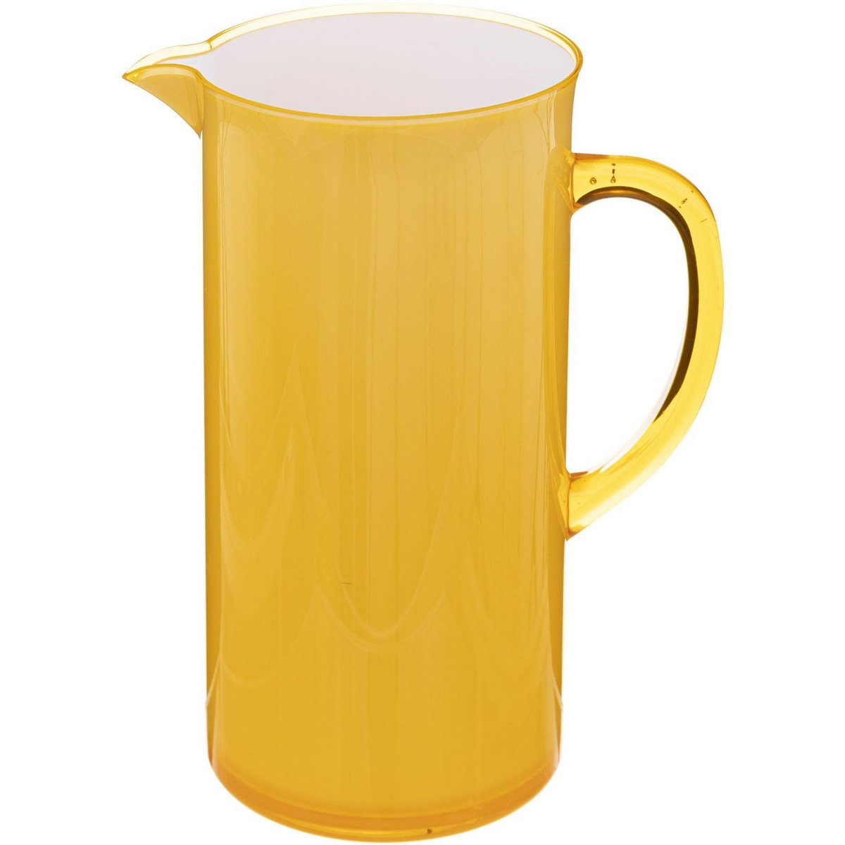 Pichet plastique moutarde