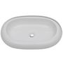 Voir la diapositive 4 : VIDAXL Lavabo en forme ovale Ceramique 63 x 42 cm Blanc