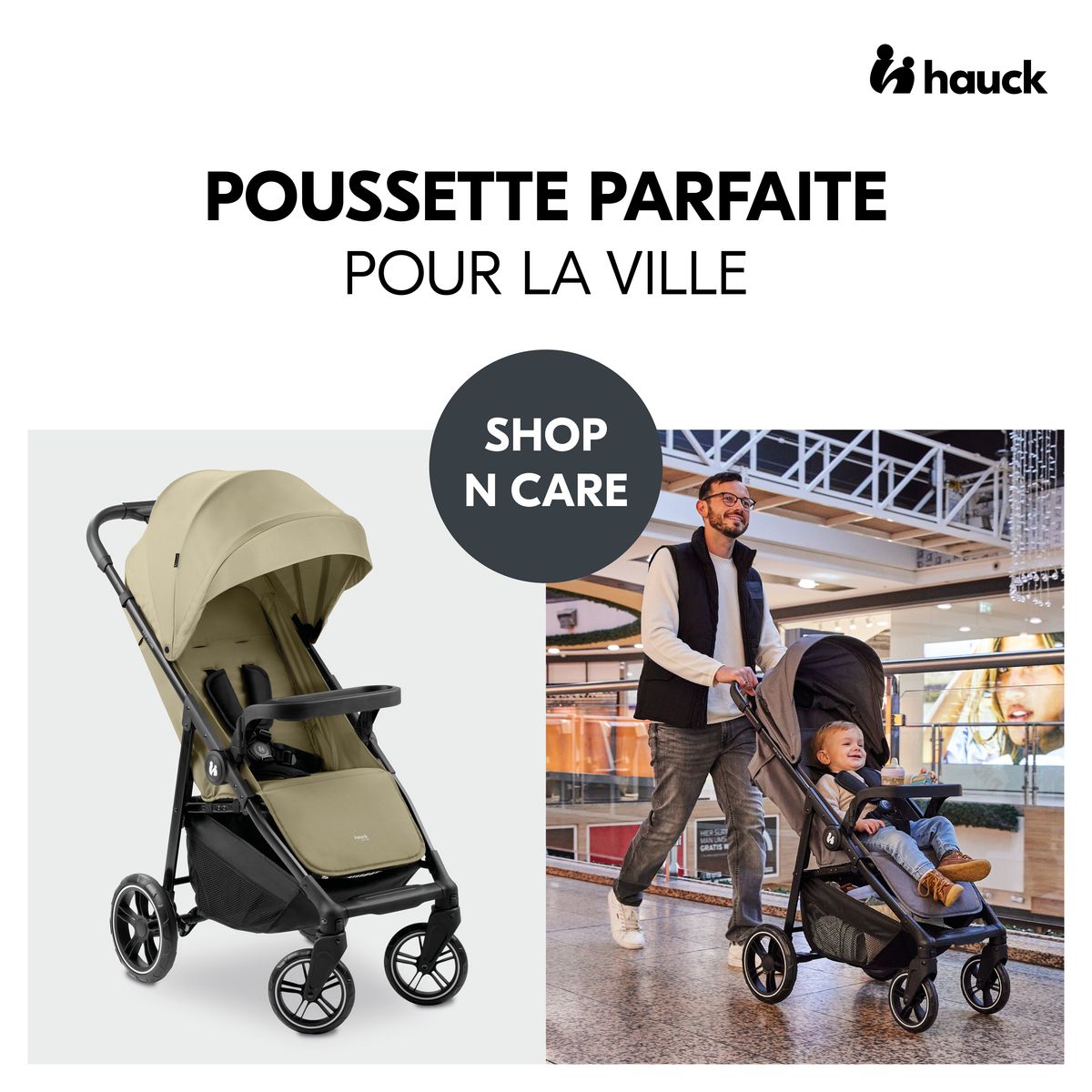 HAUCK Poussette de voyage Shop N Care