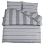 Voir la diapositive 2 : VIDAXL Ensemble de housse de couette Gris 225x220 cm Coton