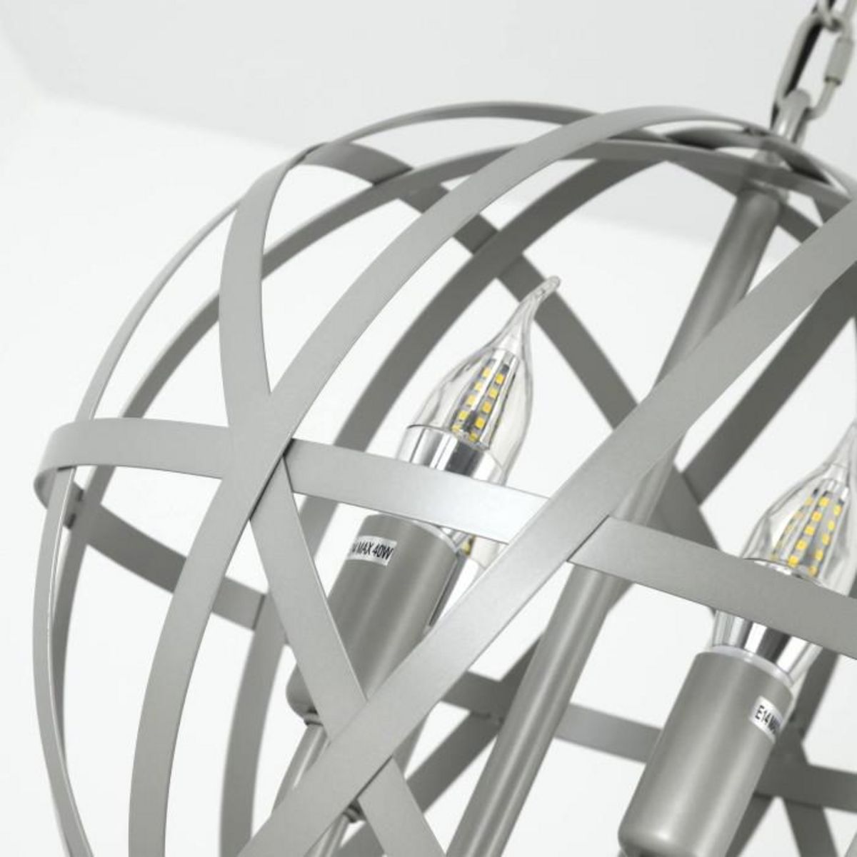 Paris Prix Suspension en Métal Design  Vénus  34cm Gris