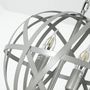 Voir la diapositive 4 : Paris Prix Suspension en Métal Design  Vénus  34cm Gris