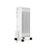 Voir la diapositive 2 : OCEANIC Radiateur électrique bain d'huile 1500W OCEANIC - 3 puissances - 7 éléments - Blanc - Mobile