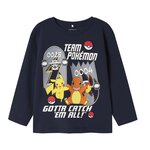 NAME IT T Shirt Manches longues  Garçon Name it Stern Pokemon. Coloris disponibles : Bleu