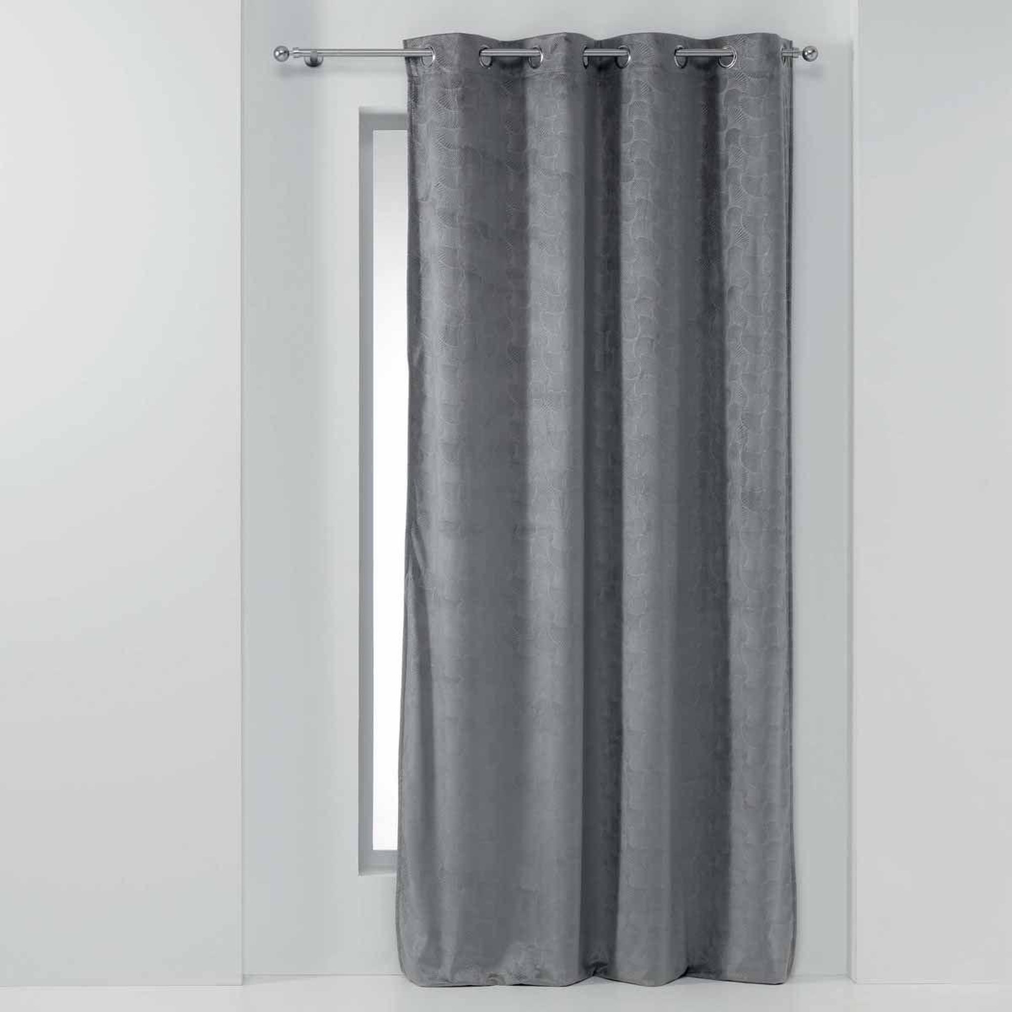 Douceur d'Intérieur Rideau occultant  adrina  140x280cm anthracite
