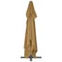 Voir la diapositive 5 : VIDAXL Parasol de jardin avec base portable taupe