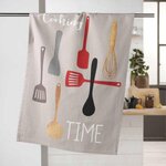 Paris Prix Torchon de Cuisine  Cooking Time  50x70cm Beige