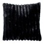 Voir la diapositive 1 : Paris Prix Coussin Imitation Fourrure  Matisse  40x40cm Noir
