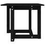 Voir la diapositive 3 : VIDAXL Table basse Noir 50x50x45 cm Bois massif de pin
