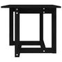 Voir la diapositive 3 : VIDAXL Table basse Noir 50x50x45 cm Bois massif de pin
