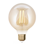 CENTRALE BRICO Ampoule intelligente led à filament ambré Globe 95 mm E27 806 Lm  60 W variatio