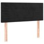 Voir la diapositive 2 : VIDAXL Tete de lit Noir 80x5x78/88 cm Velours