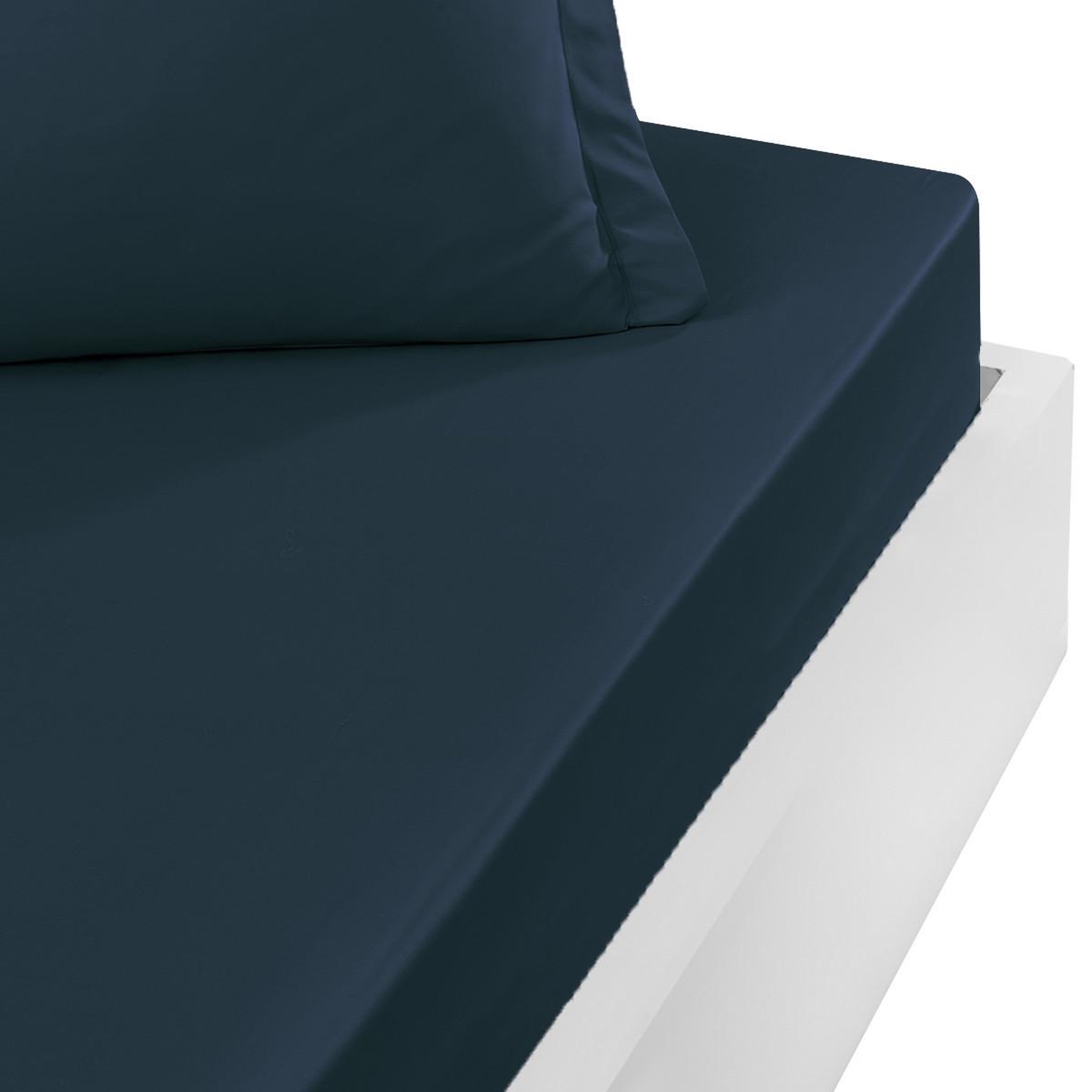 Voir la diapositive 1 : Sensei Maison Drap housse bonnet 40 cm en percale coton SOFT PERCALE PLUS