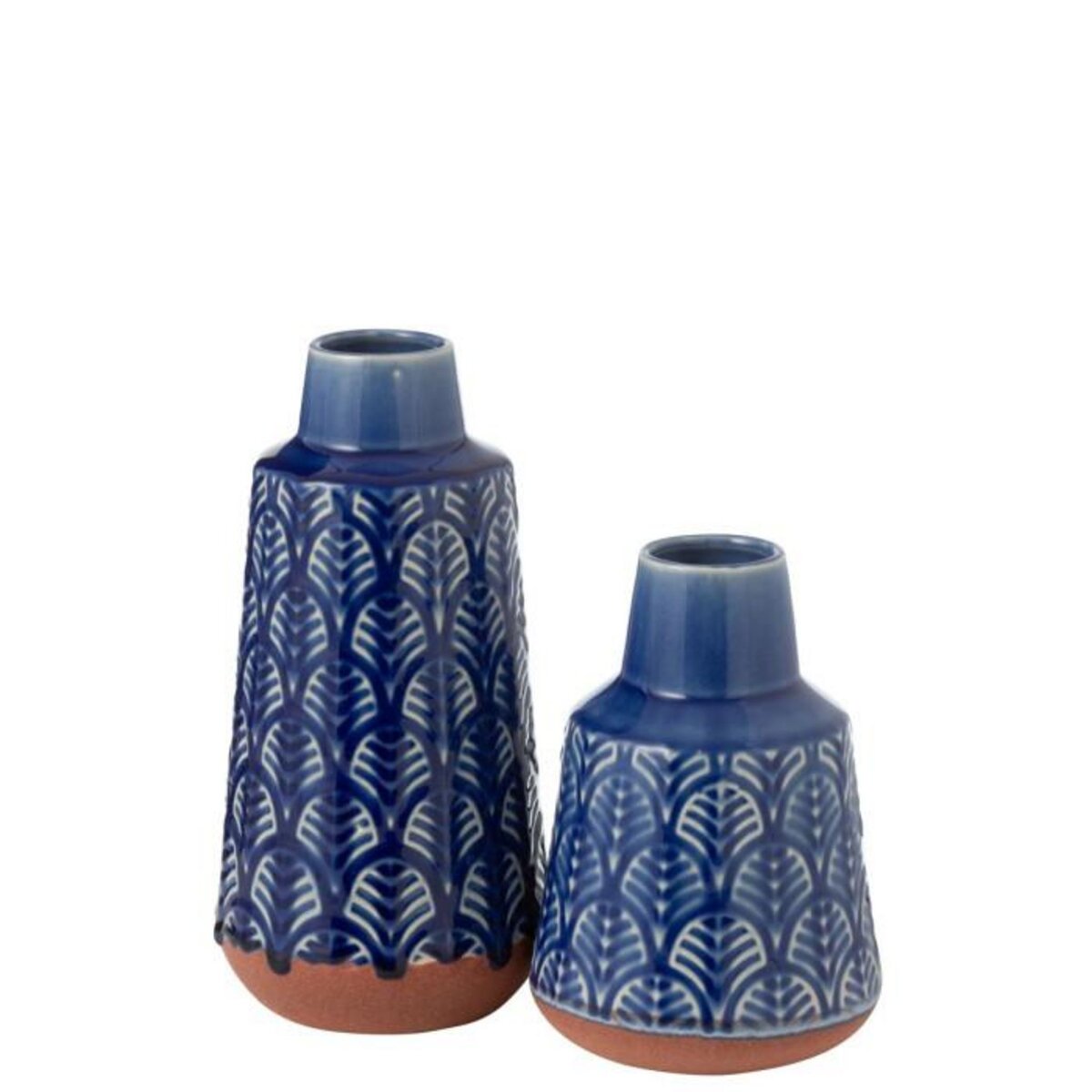 Paris Prix Vase Allongé en Porcelaine  Leo  25cm Bleu