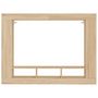 Voir la diapositive 4 : VIDAXL Meuble TV chene sonoma 152x22x113 cm bois d'ingenierie