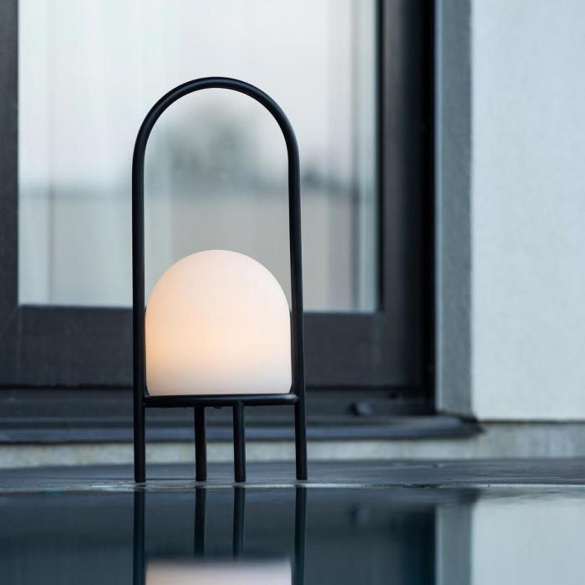 Paris Prix Lampe à Poser d'Extérieur LED  Colie  43cm Noir