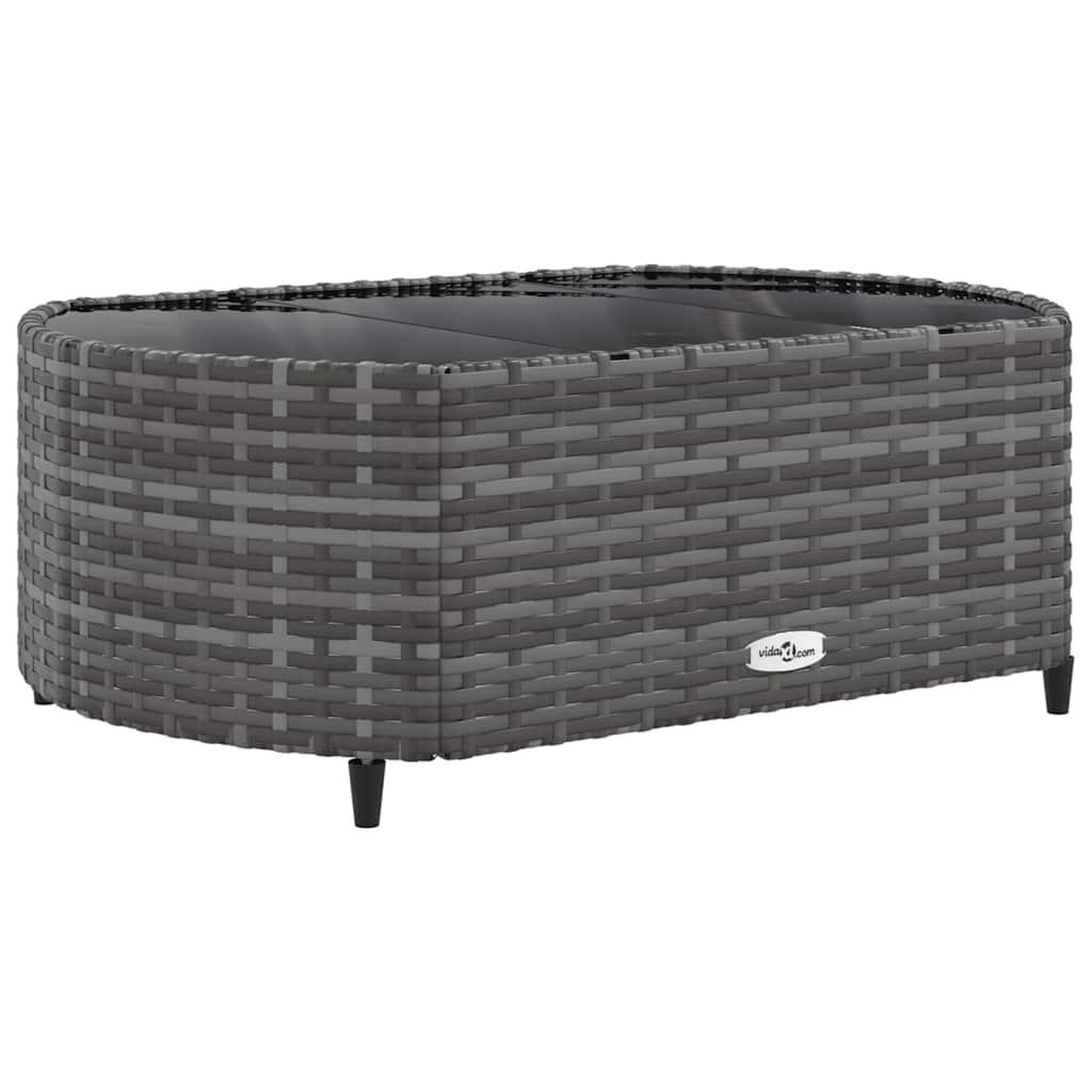 Voir la diapositive 5 : VIDAXL Salon de jardin 8 pcs avec coussins gris resine tressee