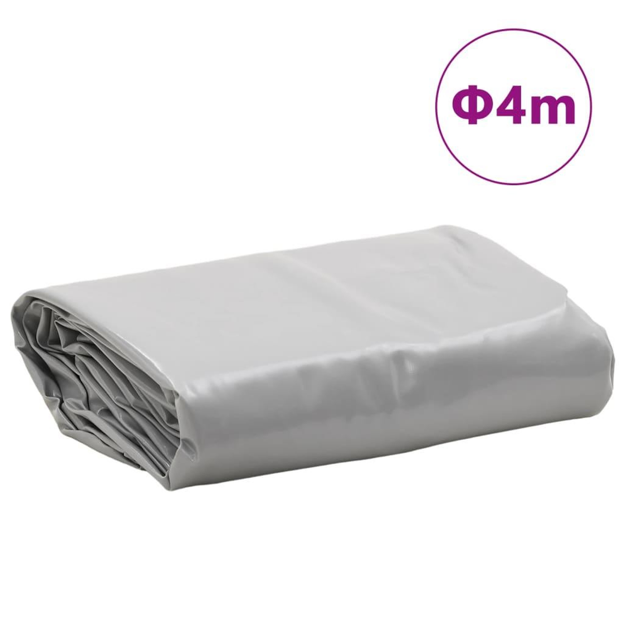Voir la diapositive 6 : VIDAXL Bache gris Ø 4 m 600 /m²