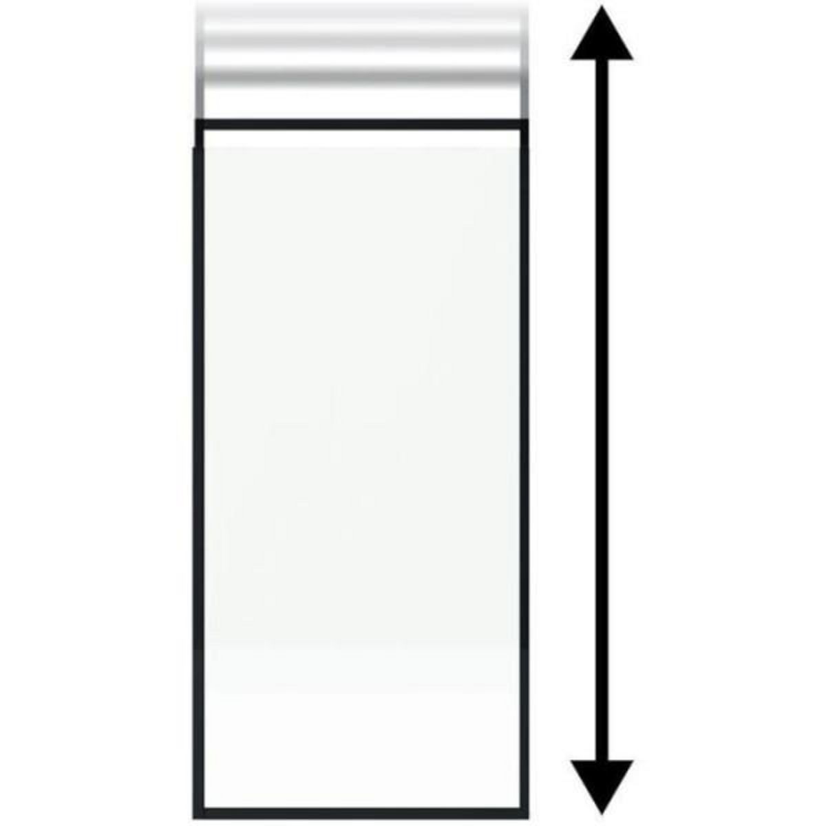 MARKET24 Paroi fixe - HOME GENERATION - Only noir rainure - 120 x 210-265 cm