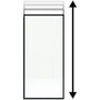 Voir la diapositive 5 : MARKET24 Paroi fixe - HOME GENERATION - Only noir rainure - 120 x 210-265 cm