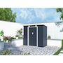 Voir la diapositive 3 : Habitat et Jardin Abri de jardin métal monopente  Austin  - 3,14 m2 - Gris