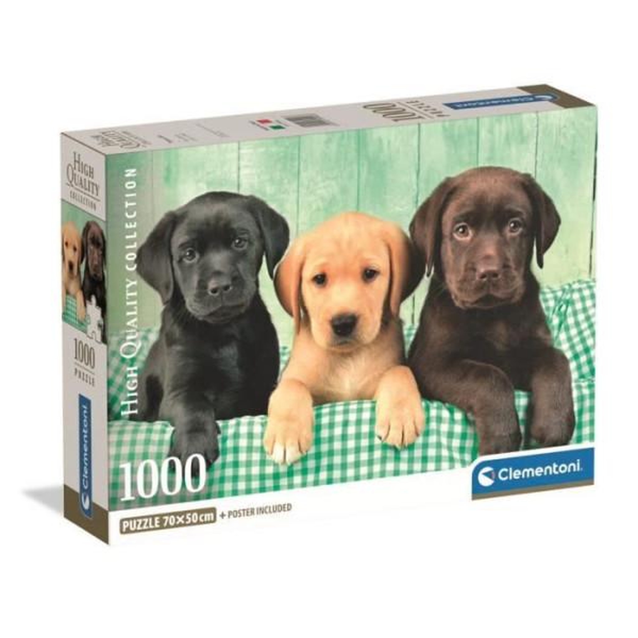CLEMENTONI Clementoni - compact 1000 pieces - three labs