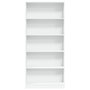 Voir la diapositive 4 : VIDAXL Bibliotheque blanc 80x24x176 cm bois d'ingenierie
